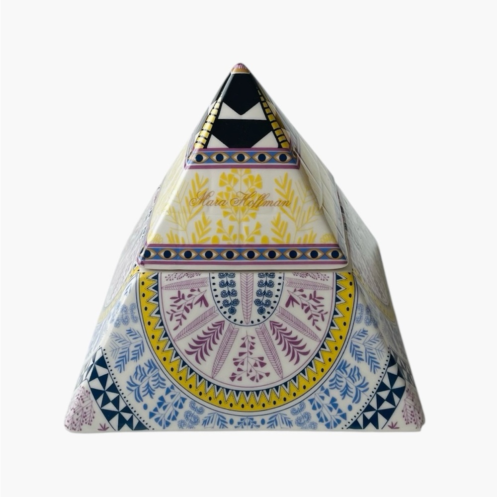 Anthropologies Mara Hoffman Ceramic Candle Holder Eye-catching Home Decor - Picture 3 of 13
